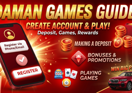 create account in daman games